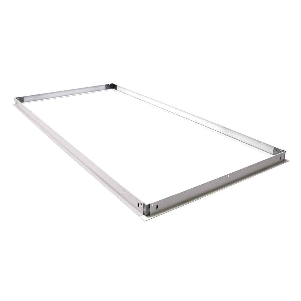 DF-24W-U Metalux Commercial Dry Wall Frame Kit, For Use With Undercabinet Lighting, 2 x 4 ft, Aluminum, White