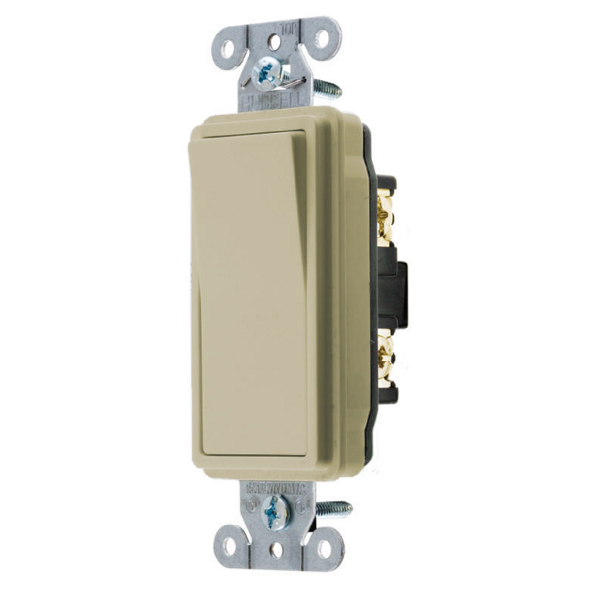 DS115I Decorator Standard General Purpose AC Switch, 120 to 277 V AC, 15 A, 4155 W Power Rating, 2 Position Contact