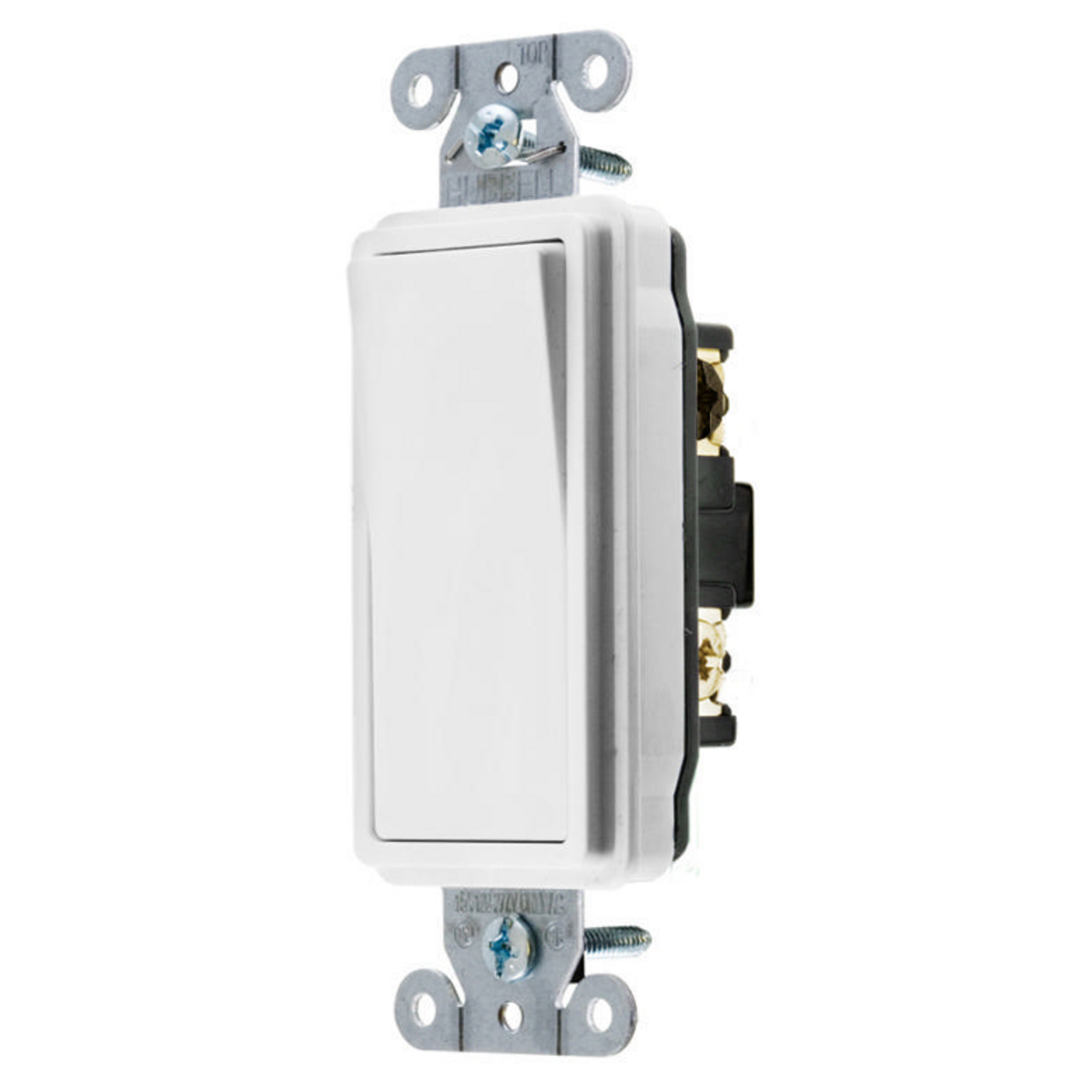 DS315W Decorator Standard General Purpose AC Switch, 120 to 277 V AC, 15 A, 4155 W Power Rating, 2 Position Contact