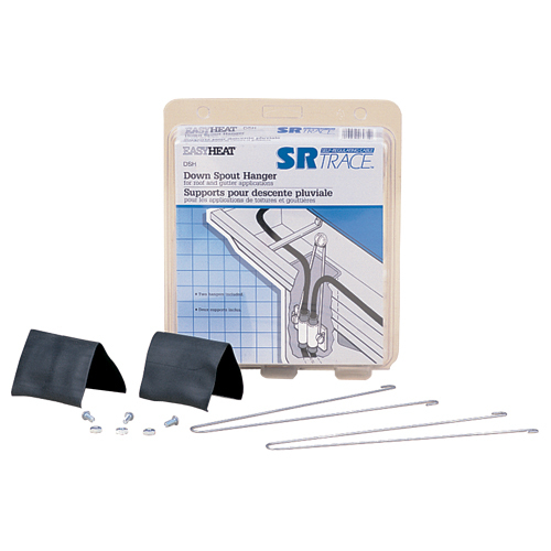 DSH Downspout Hanger Kit, For Use With Self-Regulating Heating Cables, Steel, Zinc Electroplated