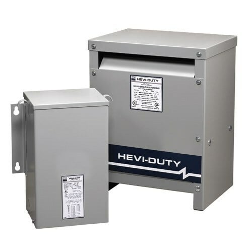 DT661H11S Ventilated Drive Isolation Transformer, 460 V AC Primary, 133/230 VAC Secondary, 11 kVA, 60 Hz, 3 Phase