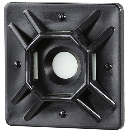 DT75SB Adhesive Mounting Base, Nylon, UV Black