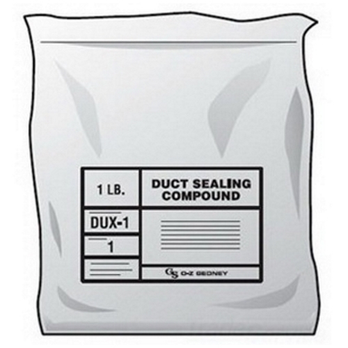 DUX-5 Duct Sealing Compound, 5 lb, Solid, Gray, 1.78 g/cc