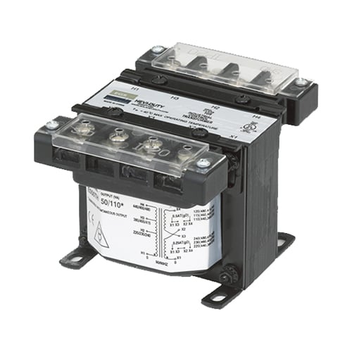E250TH International Encapsulated Control Transformer, 240/415/480 V AC Primary, 120/240 VAC Secondary, 0.25 kVA Power Rating, 50/60 Hz, 1 Phase