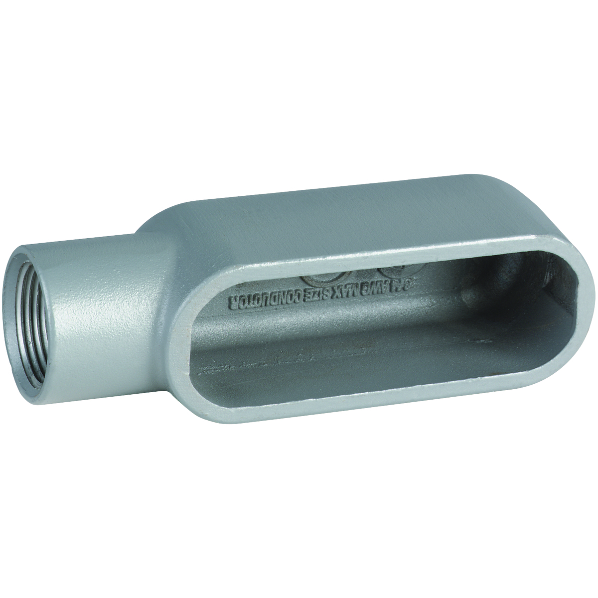 E27 Type E Conduit Body, 3/4 in Hub, Form 7 Form, 7 cu-in Capacity, Iron, Tri-Coated