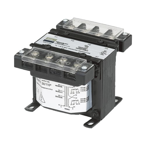 E750TH International Encapsulated Control Transformer, 240/415/480 V AC Primary, 120/240 VAC Secondary, 0.75 kVA Power Rating, 50/60 Hz, 1 Phase