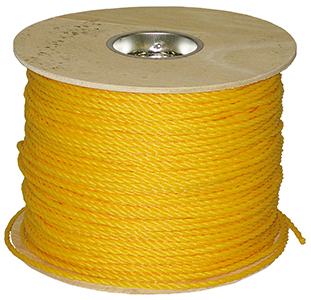 14240 Pull Rope, 1/4 in OD, 2400 ft L, 113 lb Tensile, 113 lb Working, Polypropylene