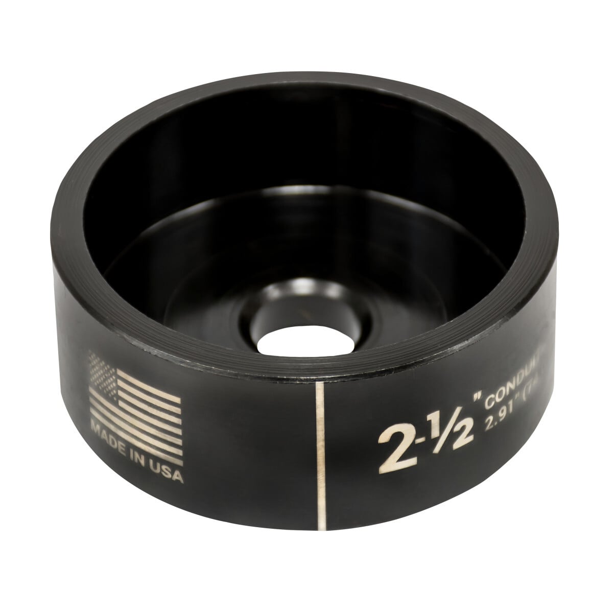 1430AV Slug-Buster Round Replacement Conduit Die, Round Punch, 2-1/2 in Conduit/Pipe, Mild Steel, 10 ga