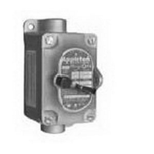 Factory Sealed Front Operated Tumbler Switch; 1 Pole, 120 - 277 Volt AC, 30 Amp
