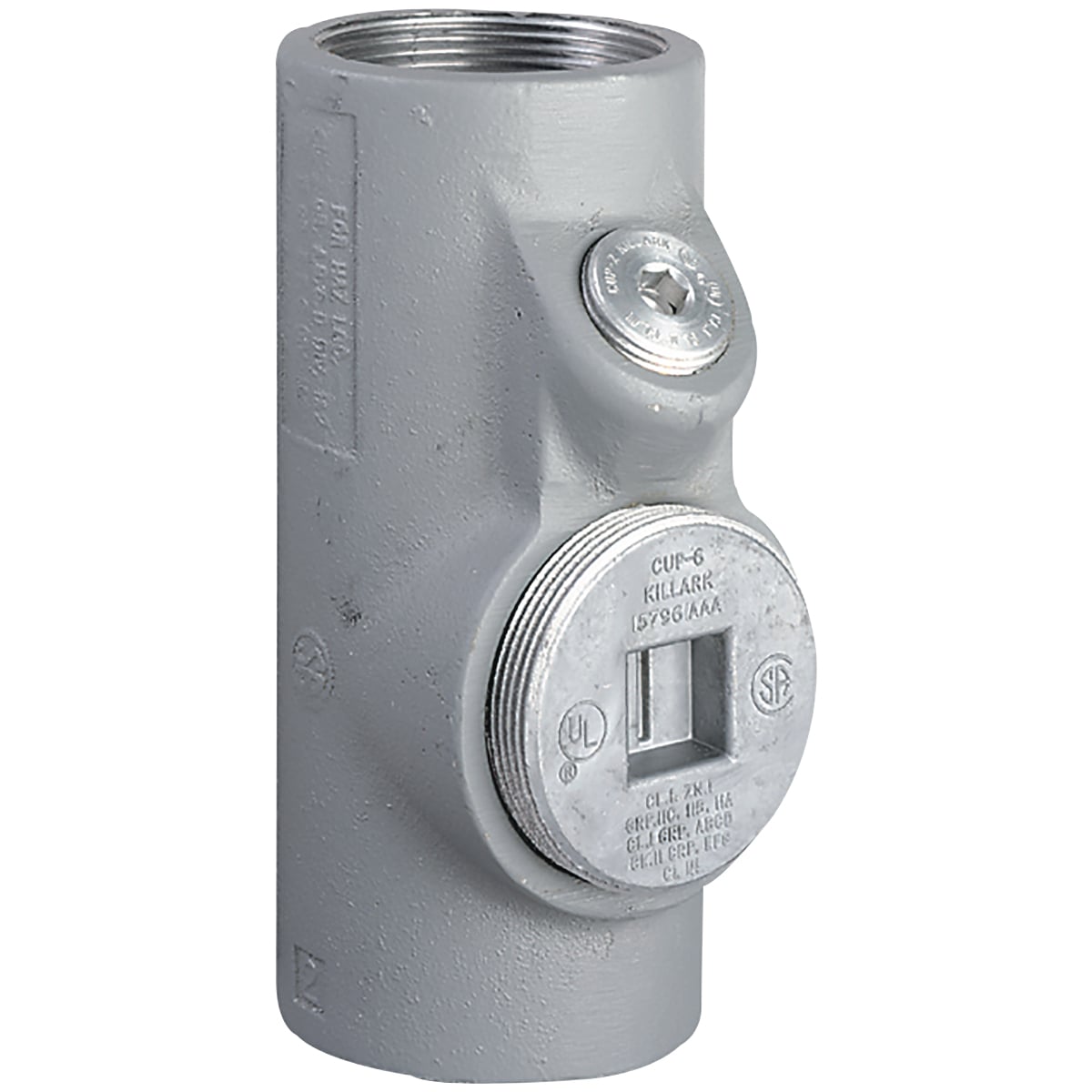 ENY-2 Female/Female Conduit Sealing Fitting, 3/4 in, For Use With Vertical/Horizontal Conduit, Aluminum, Electro-Static Powder Coated