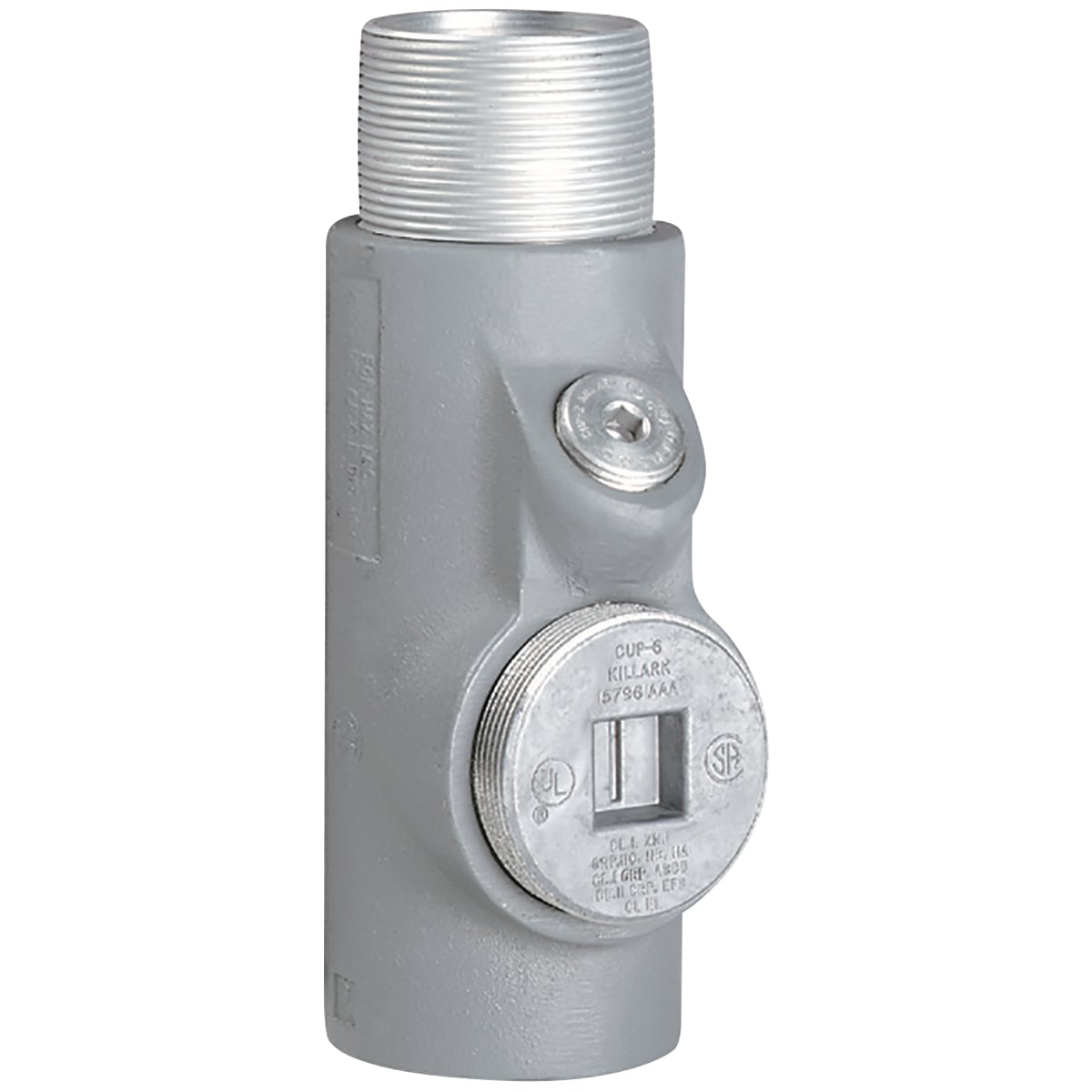ENY-2TM ENY Male to Female Seal Fitting, 3/4 in, For Use With Vertical/Horizontal Conduit, DURALOY Iron, Tri-Coated