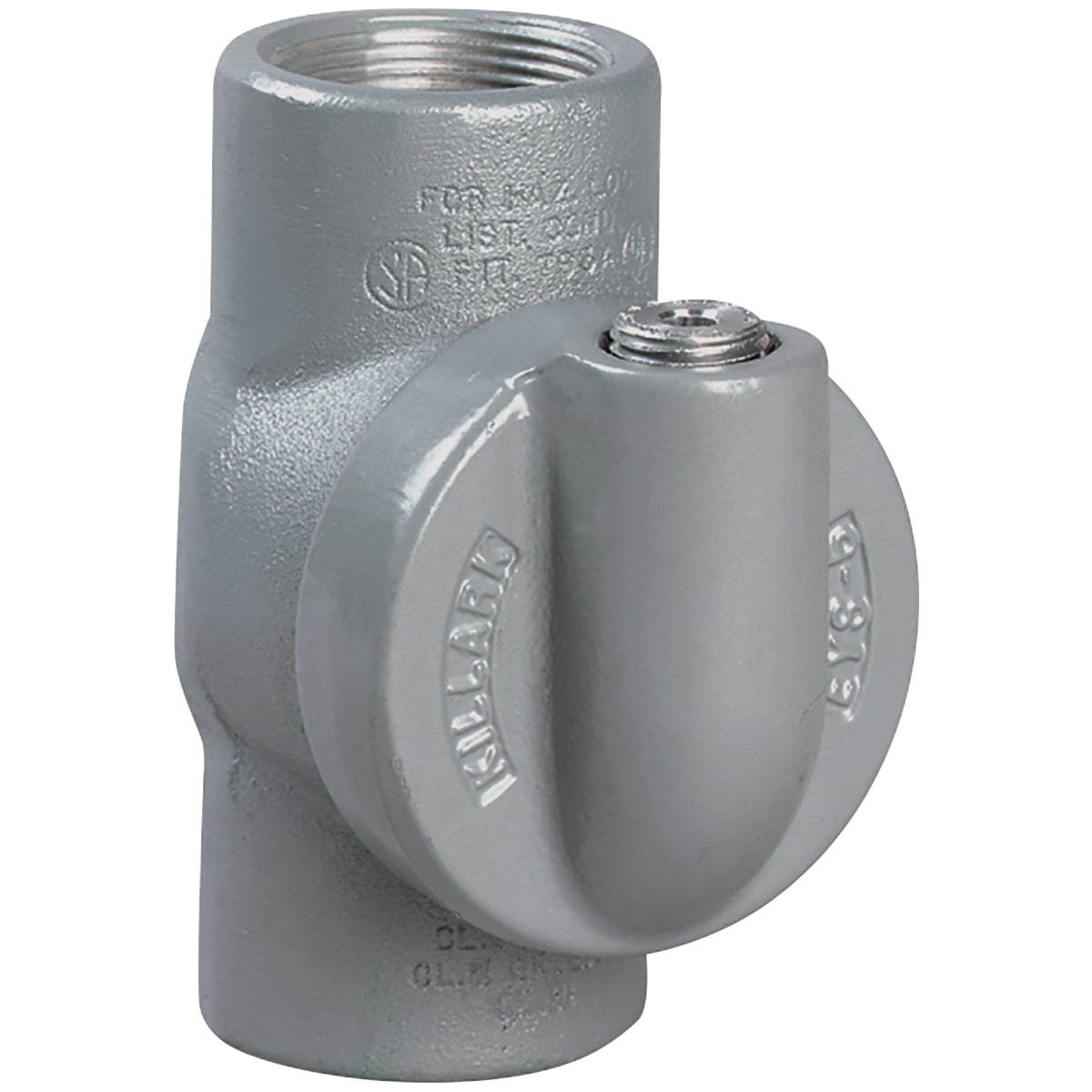 EYS-6 EYS Female/Female Conduit Sealing Fitting, 2 in, For Use With Vertical/Horizontal Conduit, Aluminum, Electro-Static Powder Coated