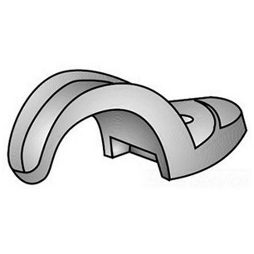 14-400G 1-Hole Type 14-G Pipe Strap, 4 in, For Use With IMC/EMT/Rigid Conduit, Malleable Iron, Hot Dip Galvanized