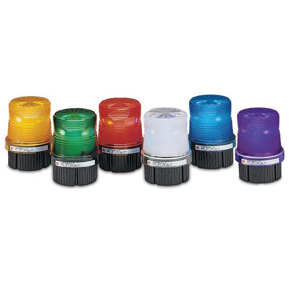 FB2PST-240R Fireball FB2PST Warning Light, 240 V AC, Strobe Lamp, 4.1 in Dia, Surface Mount, Red Lens