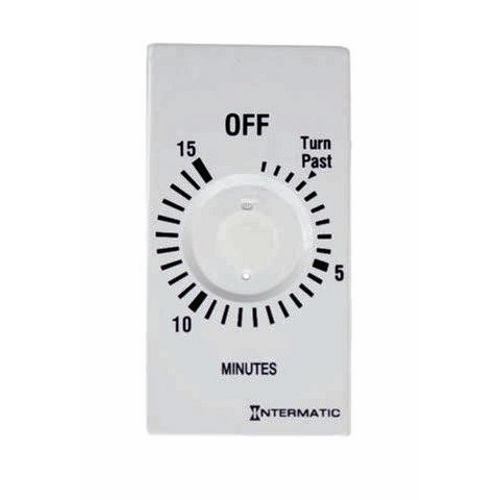 FD15MPW Timer Plate, 1/2/3 Phase, -40 to 155 deg F, For Use With Decorator FD15MW Series 15 min Spring Wound Timer, Plastic, White