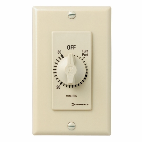 FD30MC FD Series Auto Off Decorator Mechanical Spring Wound Timer, 30 min Setting, 125/257 V AC, 1 hp, 2 hp, 1NO 1 Form A SPST Contact, 1 Poles