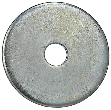 FENW142 Fender Washer, 1/4 in ID x 2 in OD, Steel