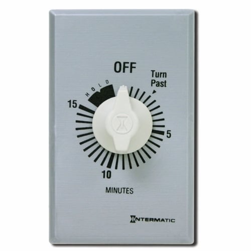 FF15MH FF Series Auto Off Commercial Mechanical Spring Wound Timer, 15 min Setting, 125/257 V AC, 1 hp, 2 hp, 1NO 1 Form A SPST Contact, 1 Poles
