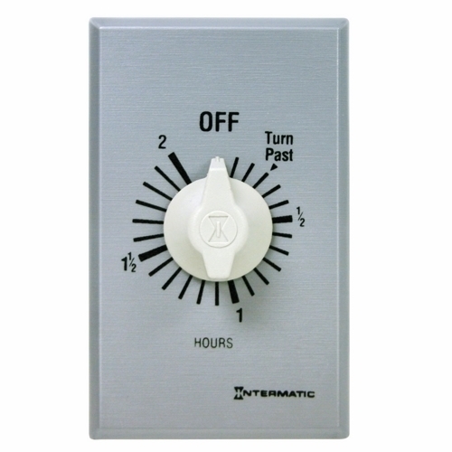 FF2H FF Series Auto Off Commercial Mechanical Spring Wound Timer, 2 hr Setting, 125/257 V AC, 1 hp, 2 hp, 1NO 1 Form A SPST Contact, 1 Poles