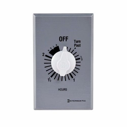 FF32HH Auto Off Commercial Mechanical Spring Wound Timer, 2 hr Setting, 125/257 V AC, 1 hp, 2 hp, 1CO 1 Form C SPDT Contact, 1 Pole