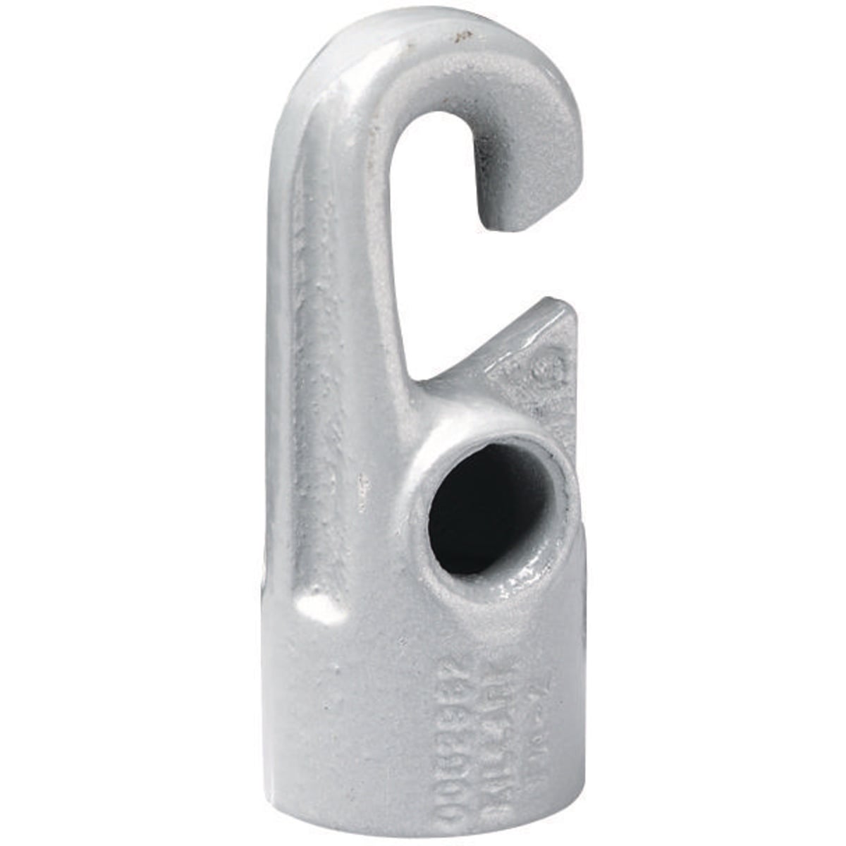FH-2 FH Series 2-Piece Hook, 3-15/32 in H x 1-3/8 in W, For Use With FH/VX Series 3/4 in Lighting Fixture, Copper Free Aluminum, Gray