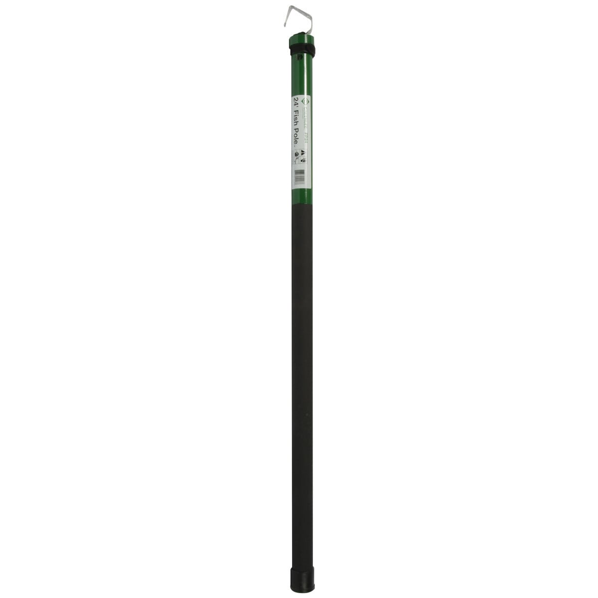 FP24 Non-Conductive Fish Pole, 2-1/4 in Dia x 50 in L, Fiberglass, Green