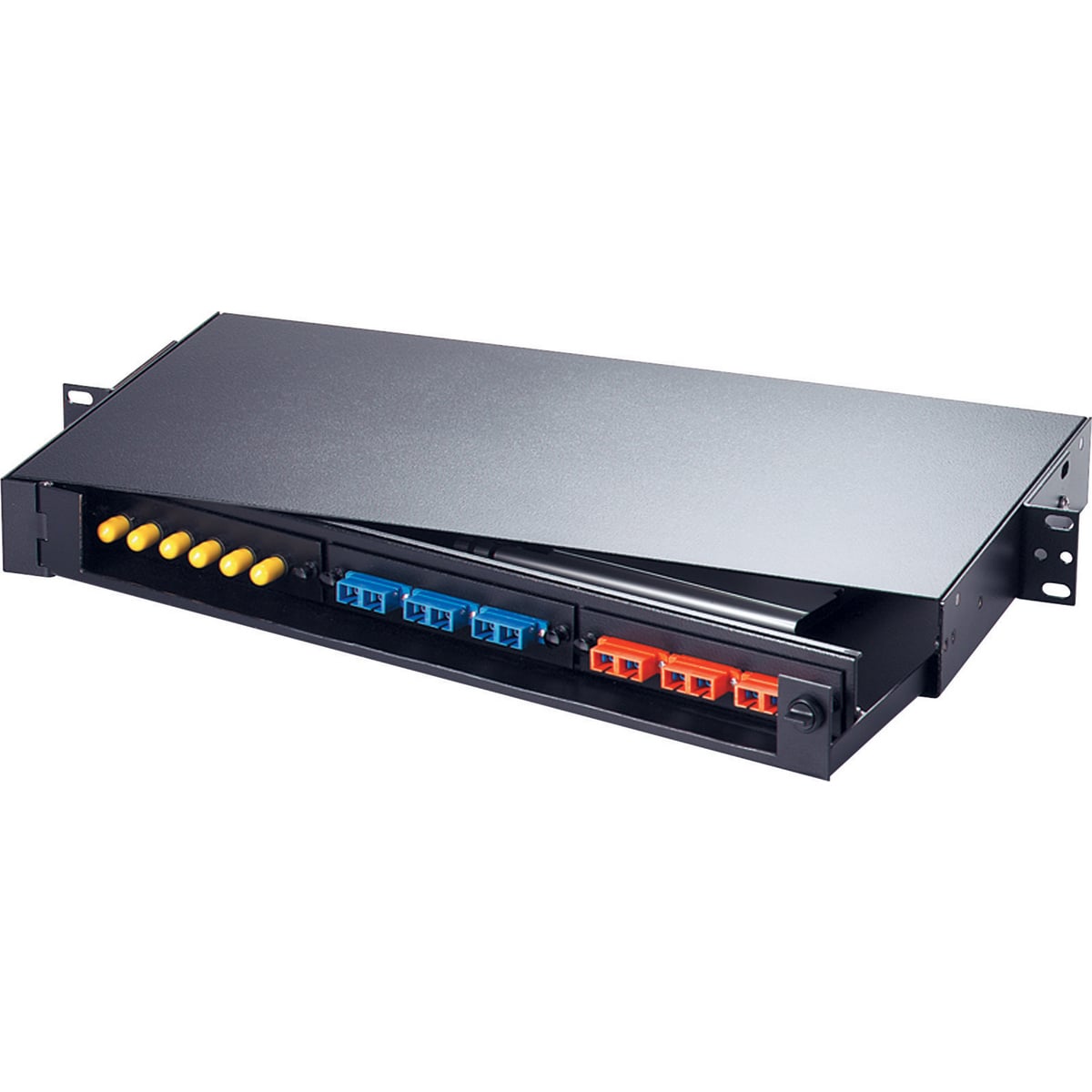 FPR3SP FSP Pre-Punched Standard Unloaded Rack Mounted Enclosure, 72 Ports, Composite/Cold Rolled Steel