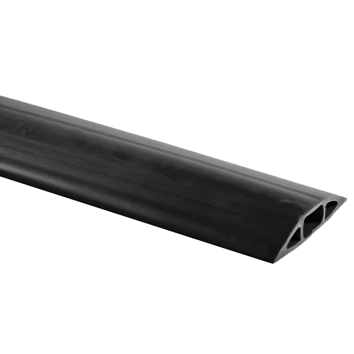 FT2BK10 FloorTrak 2 Standard Non Metallic Floor Cable Cover, 10 ft OAL x 2-3/4 in OAW x 0.53 in OAH, Black