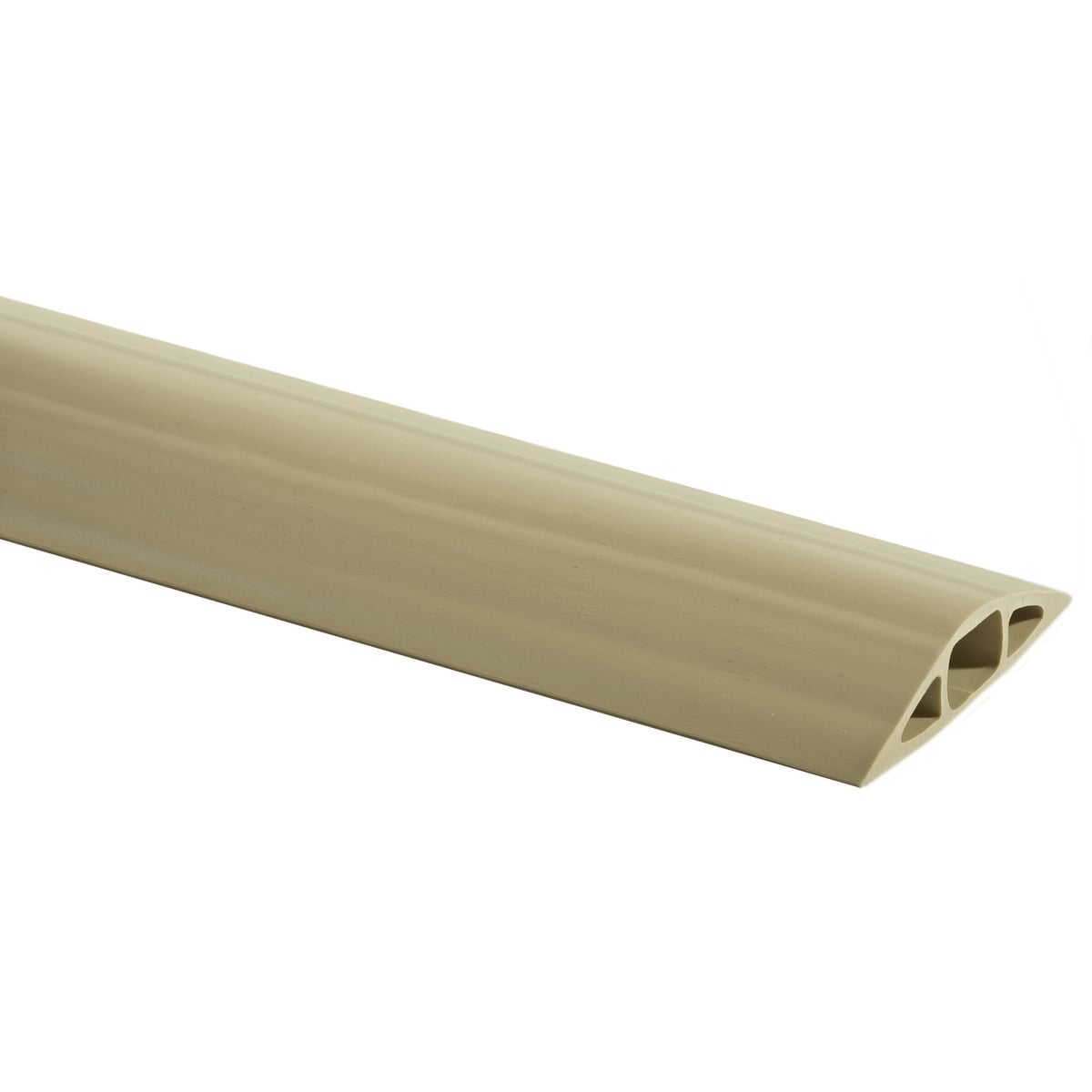 FT3BG25 FloorTrak 3 Standard Non Metallic Floor Cable Cover, 25 ft OAL x 3 in OAW x 3/4 in OAH, 1 Channel, Beige