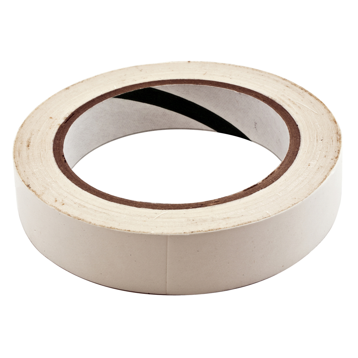 FTT1 2-Sided Standard Adhesive Tape, 75 ft L x 1 in W, 1.7 in THK, PVC, White