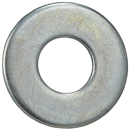 FW6 Flat Washer, #6 Nominal, 5/32 in ID x 3/8 in OD, 3/64 in THK, Steel