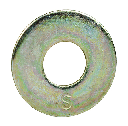 FWHA38 Flat Washer, 3/8 in, 7/16 in ID x 1 in OD, 1/16 in THK, Hard Alloy