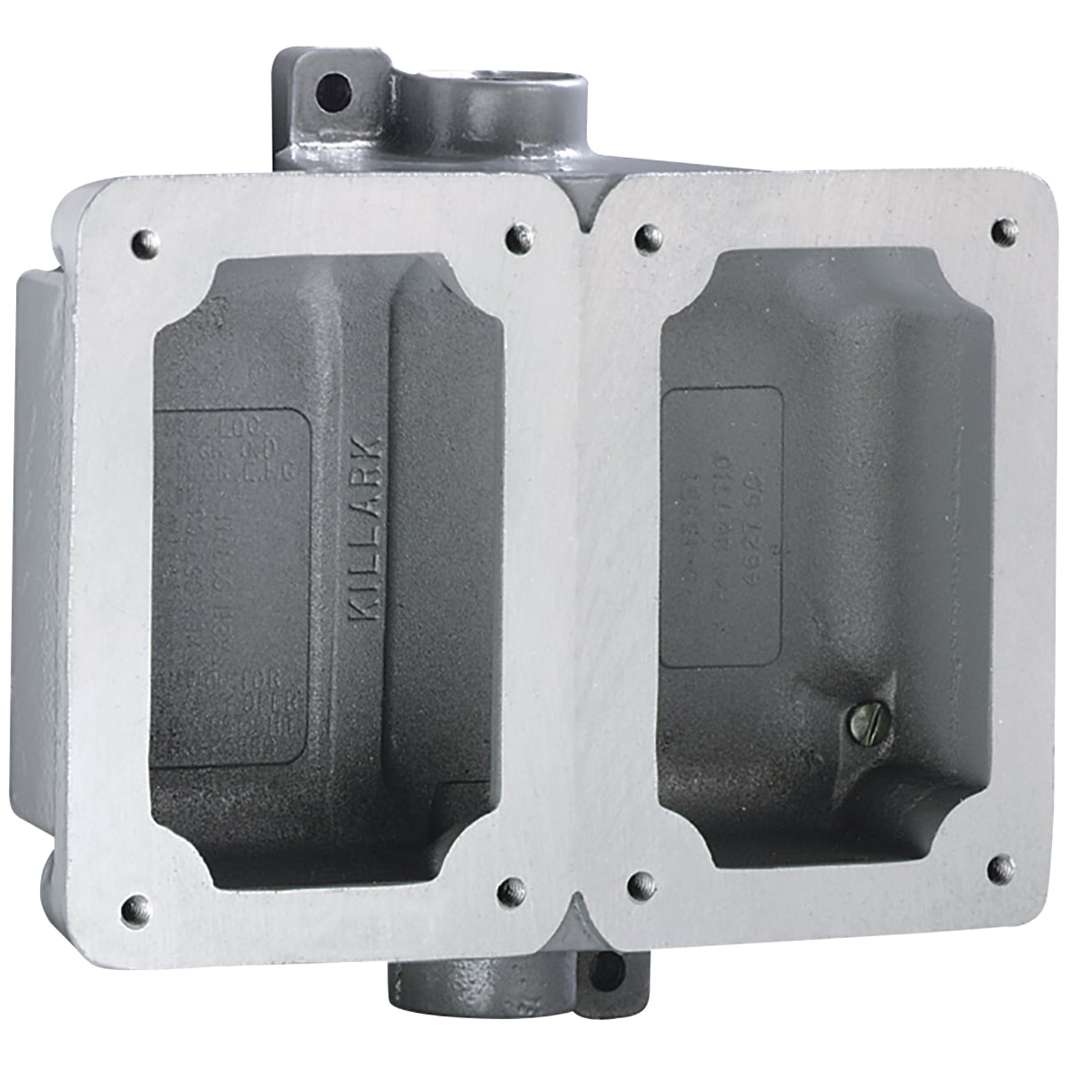 SEAL-X FXB-11 FXB 2-Gang Factory Sealed Feed-Through Splice Box, For Use With FXCS and FXS Cover Sub Assemblies, NEMA 3/7CD/9EFG, Copper-Free Aluminum, Gray