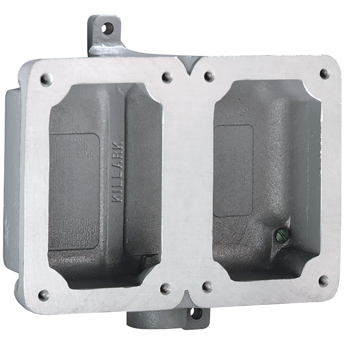 SEAL-X FXB-9 FXB 2-Gang Dead End Factory Sealed Splice Box, For Use With FXCS and FXS Cover Sub Assemblies, NEMA 3/7CD/9EFG, Copper-Free Aluminum, Gray