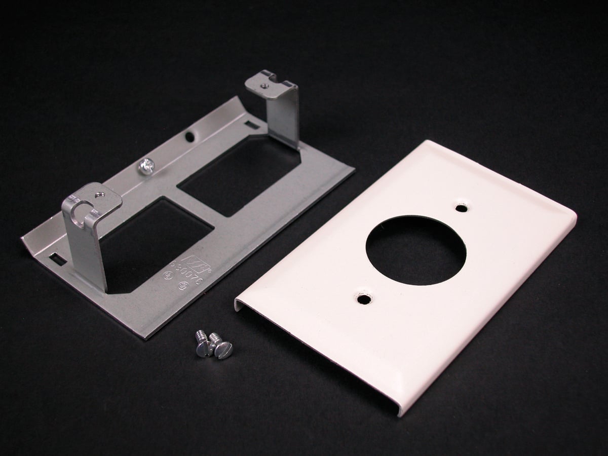 Stl Single Recept Plate 3000 Gray