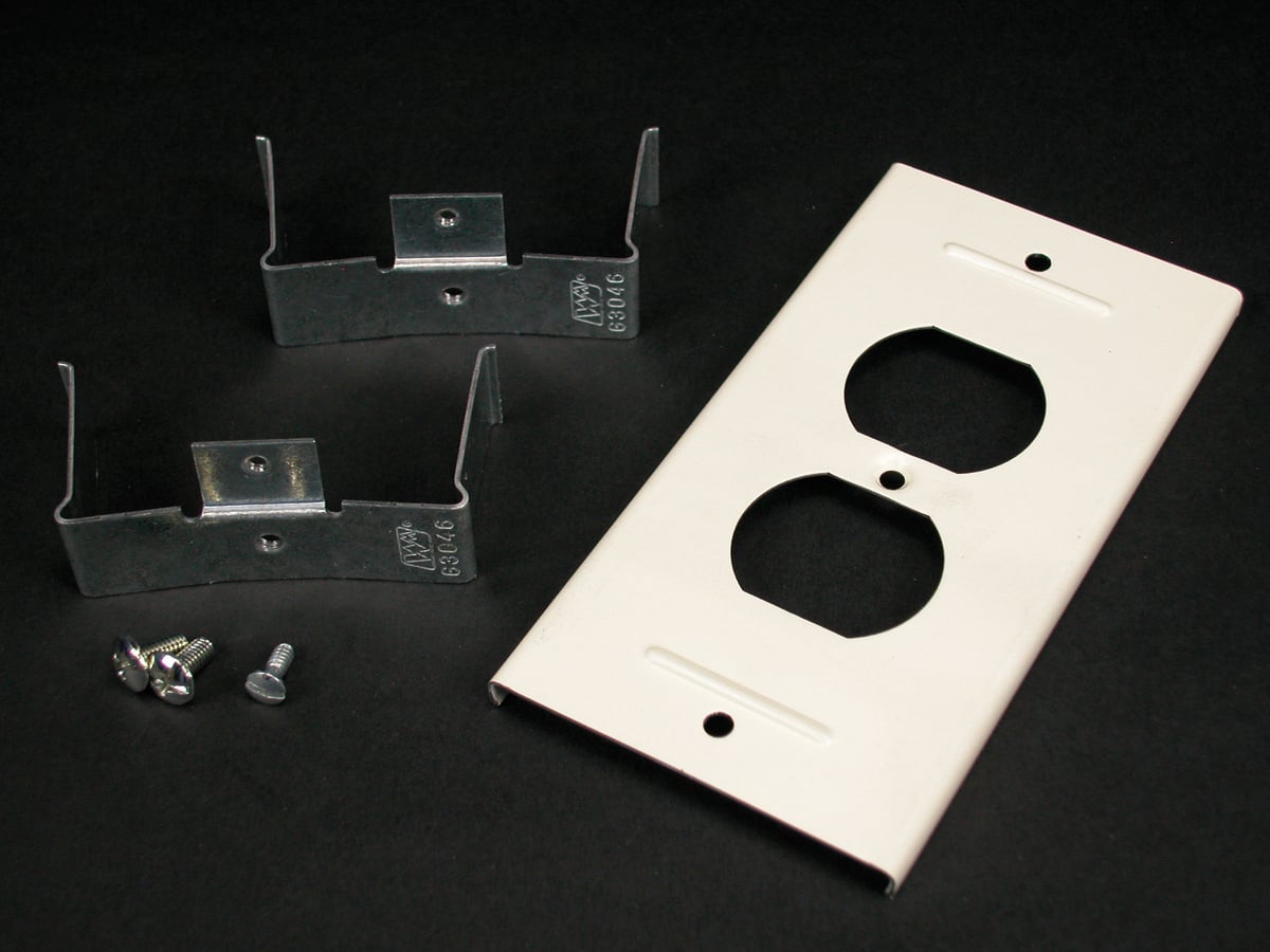 Stl Duplex Recept Plate 3000 Gray
