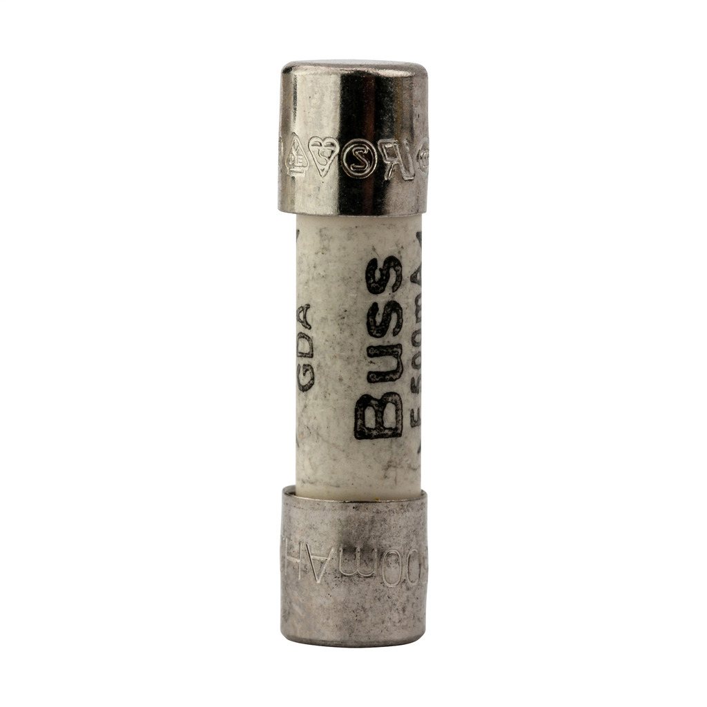 Eaton GDA Series Fast-acting fuse 0.100A, 250 Vac, 32 Vdc (self certified), GDA-100MA
