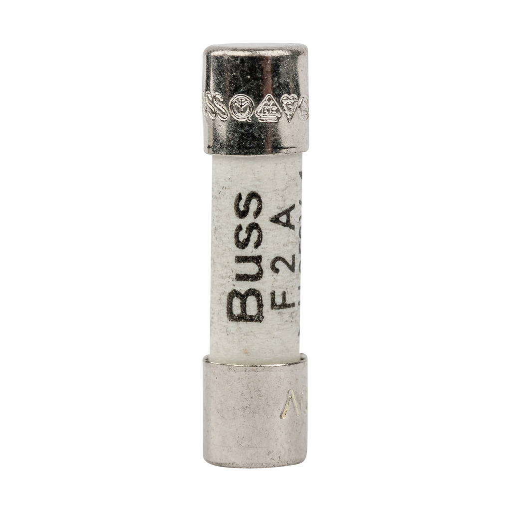 GDA-2A Small Dimension Fast Acting Fuse, 2 A, 250 V AC/32 V DC, 1500 A Interrupt, Cylindrical Body