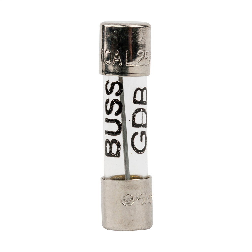 GDB-10A Small Dimension Fast Acting Fuse, 10 A, 250 V AC/32 V DC, 100 A Interrupt, Cylindrical Body