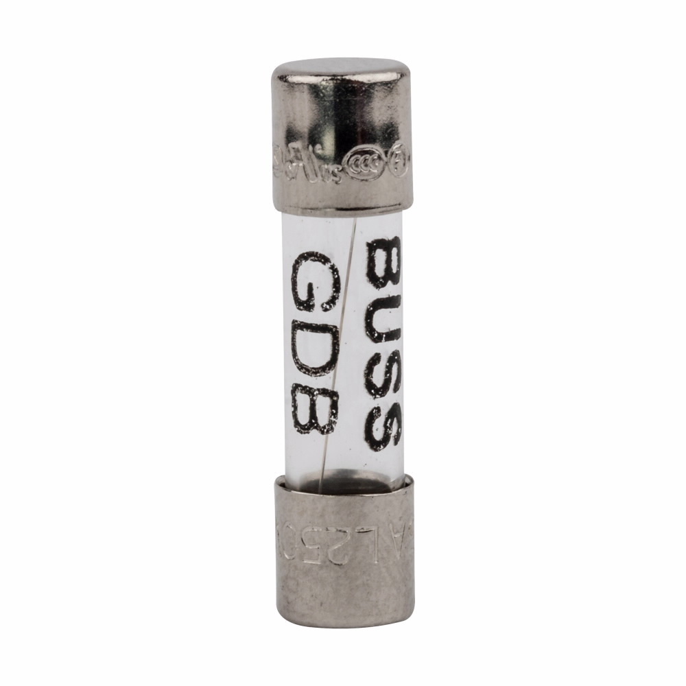 GDB-2.5A Small Dimension Fast Acting Fuse, 2.5 A, 250 V AC/32 V DC, 35 A Interrupt, Cylindrical Body