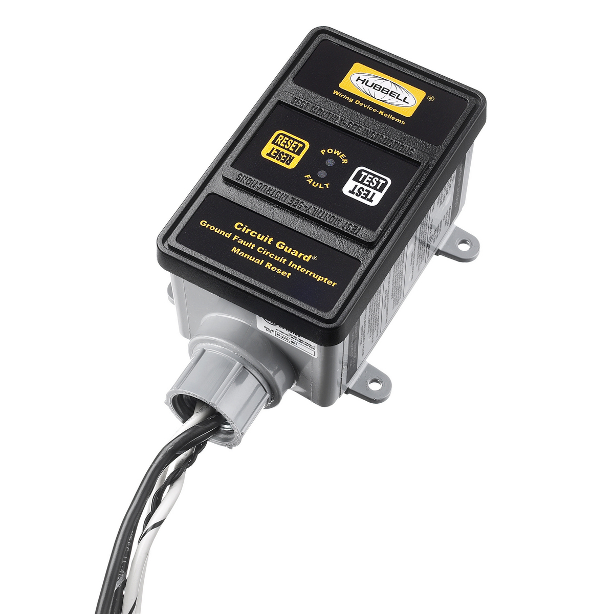 GFHW430 Multi-Strand Fabricated Hard Wired Gfci, 120/208 V AC, 30 A, NEMA 4X Enclosure, Thermoplastic