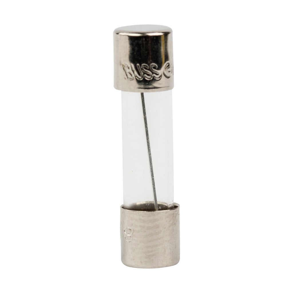 GMA-2A Electronic Low Breaking Small Dimension Fast Acting Fuse With Nickel Plated Brass End Cap, 2 A, 250 V AC, 100 A, 10 kA Interrupt, Cylindrical Body