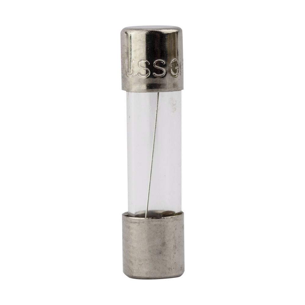 GMA-8A Electronic Low Breaking Small Dimension Fast Acting Fuse With Nickel Plated Brass End Cap, 8 A, 125 V AC, 200 A Interrupt, Cylindrical Body