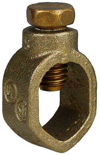 GR34 High Strength Grounding Rod Clamp, 10 to 2 AWG Conductor, Bronze