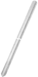 GR6258 Ground Rod, 5/8 in Nominal, 8 ft OAL, Steel, Hot Dipped Galvanized