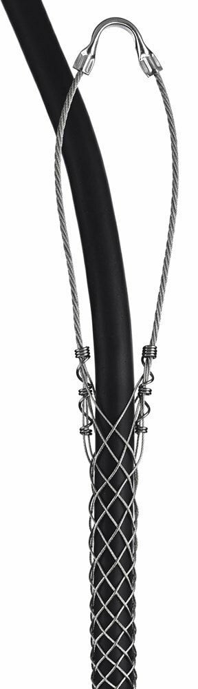 02216014 Light Duty Closed Mesh Single Eye Single Weave Service Drop Support Grip, 1020 lb Breaking Strength, 1 to 1.18 in Cable, Bronze, TiN Coated