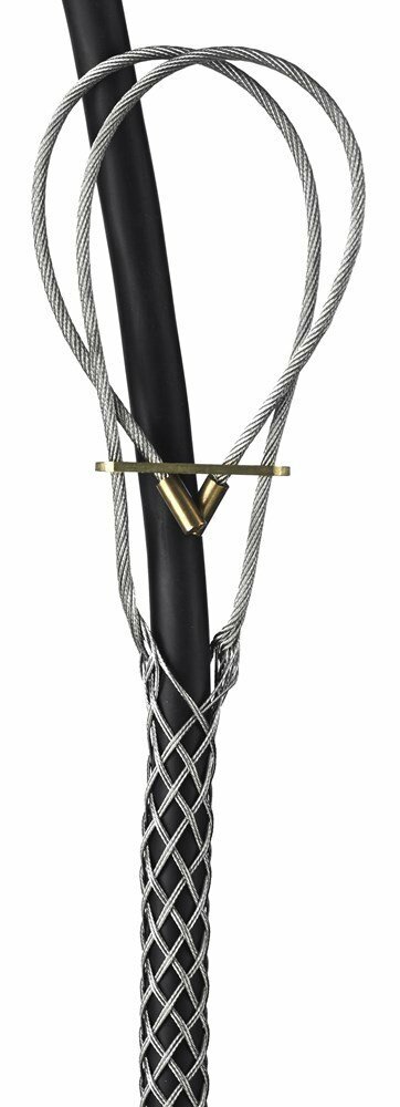 02217027 Heavy Duty Closed Mesh Universal Eye Service Drop Support Grip, 1790 lb Breaking Strength, 0.87 to 1 in Cable, Bronze, TiN Coated