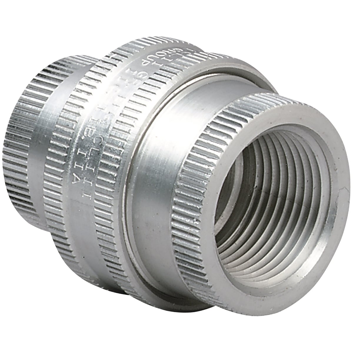 GUF-2 Female to Female Conduit Union, 3/4 in, Aluminum, Natural