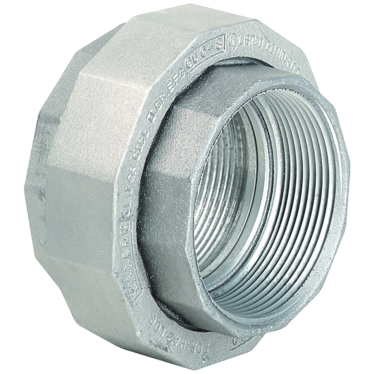 GUF-6 GUF Female to Female Conduit Union, 2 in, Aluminum, Natural