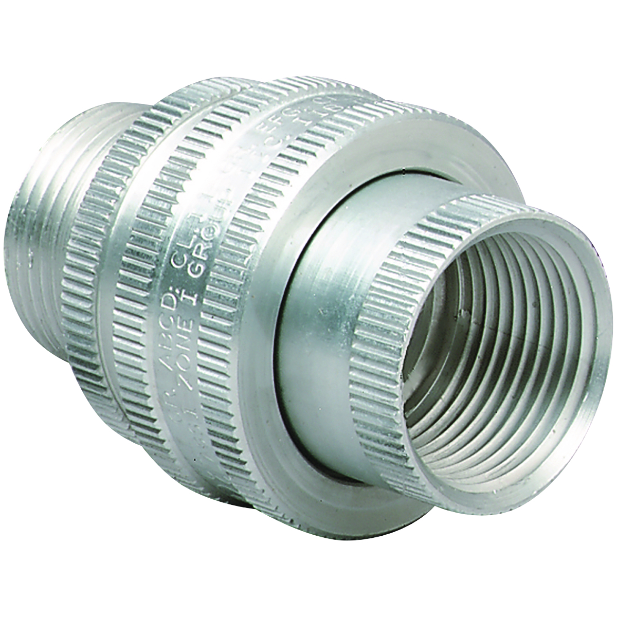 GUM-1 GUM Male to Female Conduit Union, 1/2 in, Aluminum, Natural